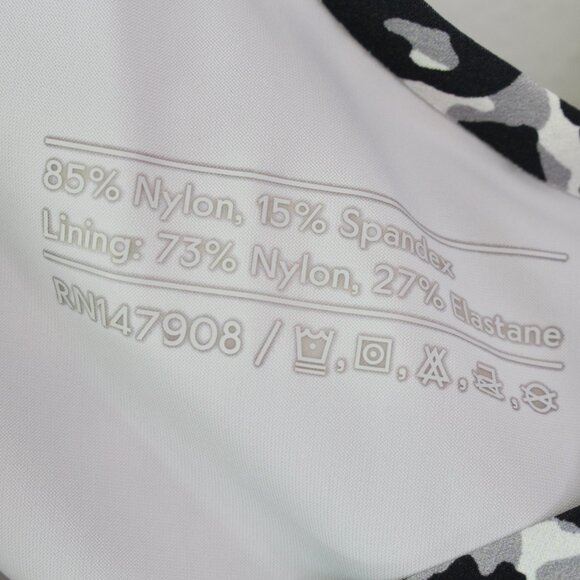 Outdoor‎ Voices Animal Print Racerback Athletic Dress Black Grey Size XL - Picture 6 of 9